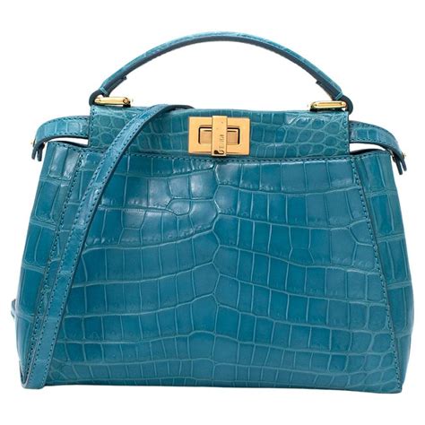 fendi mini peekaboo crocodile price|Fendi peekaboo for sale.